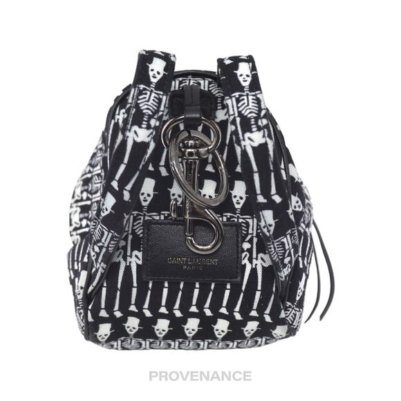 🔴 Saint Laurent Paris SLP City Backpack Keychain - Skeleton - Picture 2 of 7